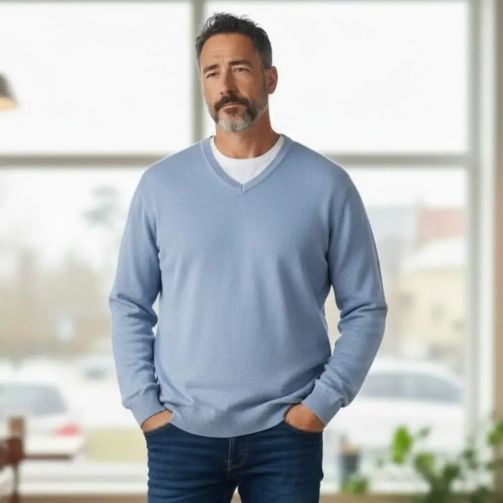TOMMY BAHAMA Men’s XL Light Blue Sweater